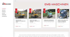 Desktop Screenshot of ems-maschinen.de