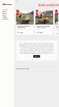 Mobile Screenshot of ems-maschinen.de
