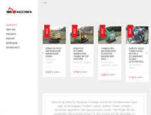 Tablet Screenshot of ems-maschinen.de